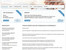 Tablet Screenshot of dodajemyogloszenia.pl